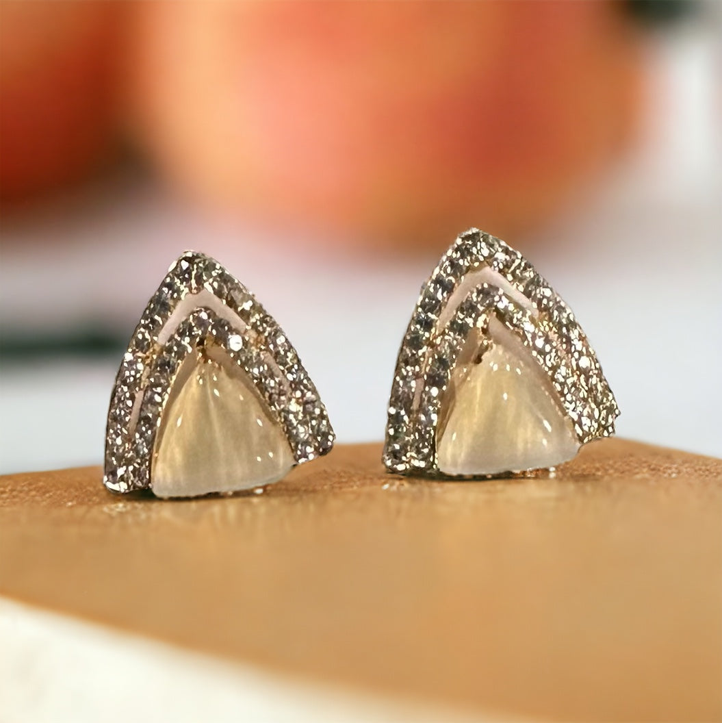 Triangular Twilight Earrings