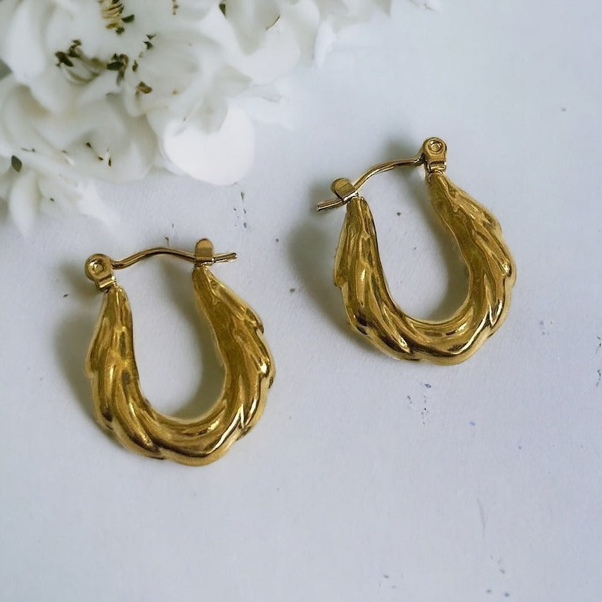 Golden Stream Earrings